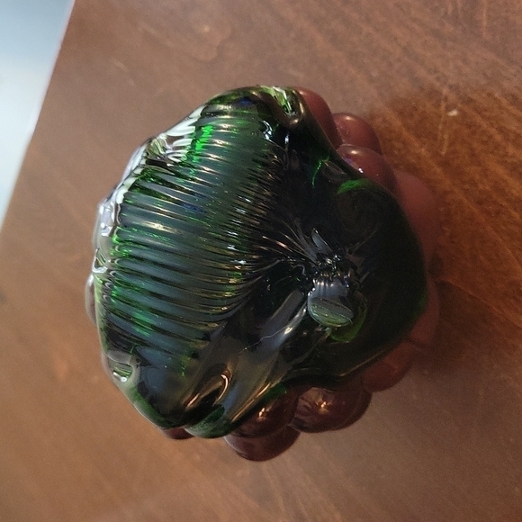 VTG Decorative Bar Kitchen Dining Art Glass Grape Cluster - Picture 4 of 8